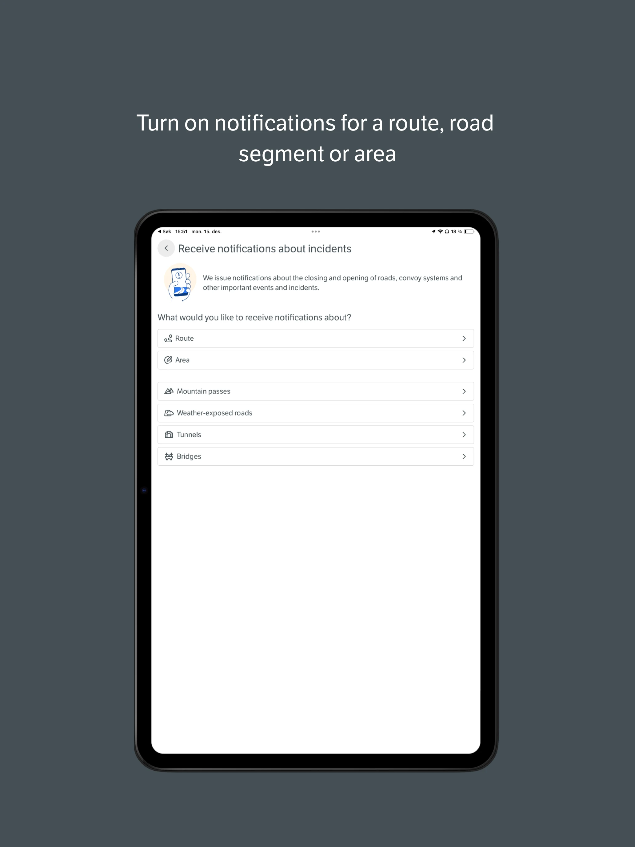 Vegvesen trafikk screenshot